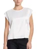 Satin Sleep Cap Sleeve Tee Light Ivory Sale sold by Hanky Panky