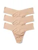 Breathesoft® Natural Rise Thong 3 Pack sold by Hanky Panky