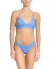 Signature Lace® Low Rise Thong Take The Plunge Blue sold by Hanky Panky