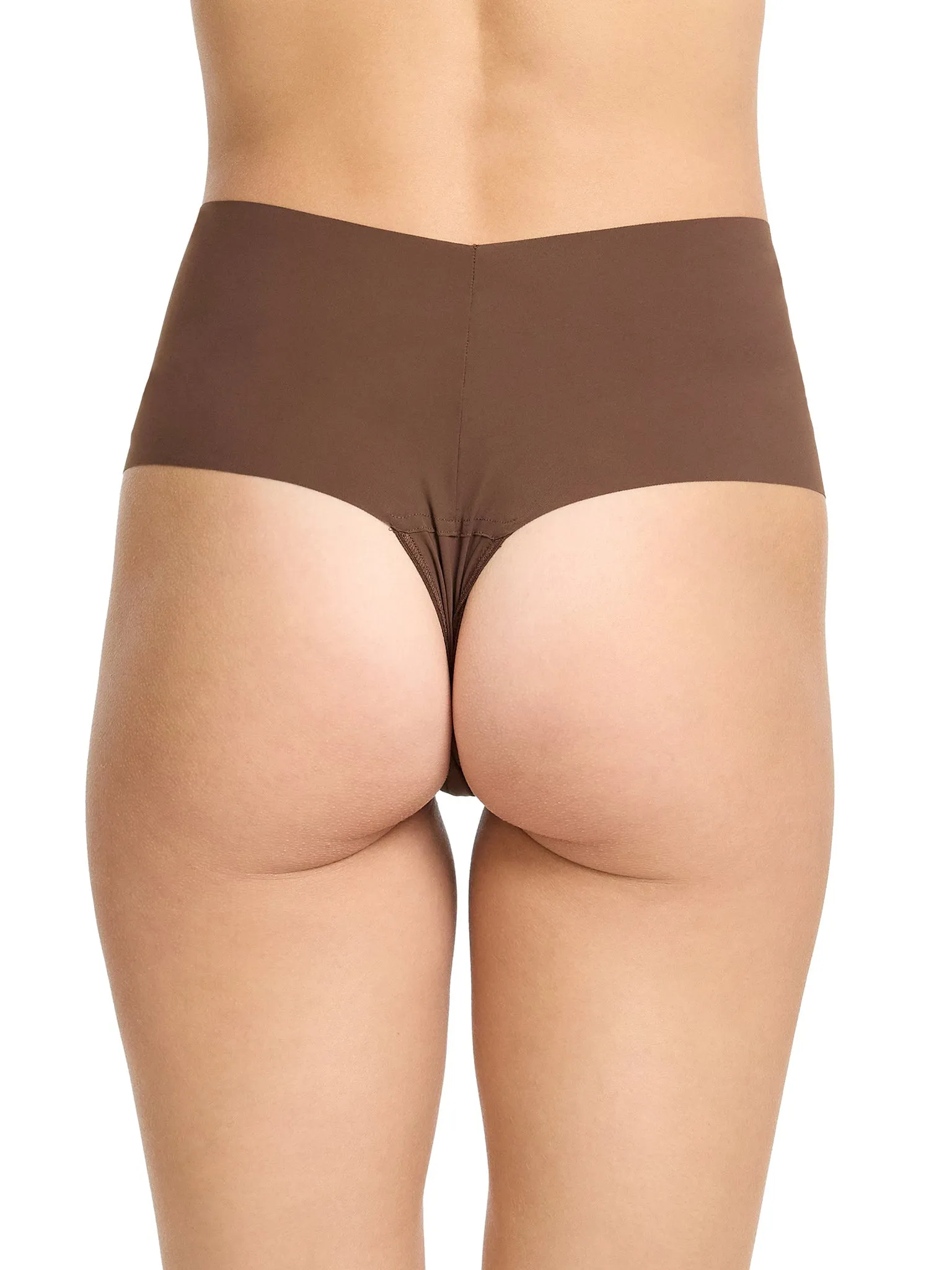 BreatheSoft® High Rise Thong Mahogany Black Friday Sale sold by Hanky Panky product image thumbnail 2