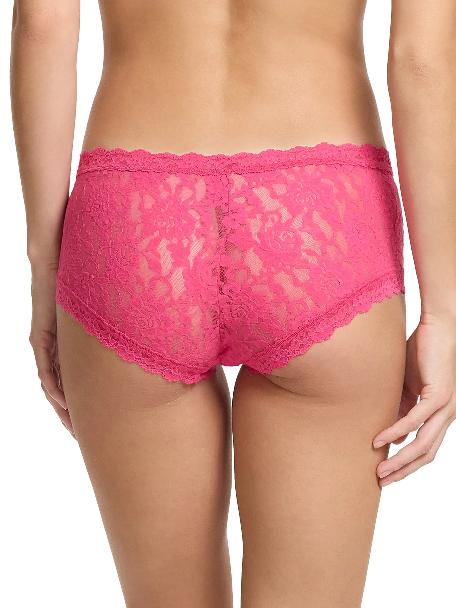 Signature Lace® Boyshort Un-Beet-Able Pink Black Friday Sale sold by Hanky Panky product image thumbnail 2