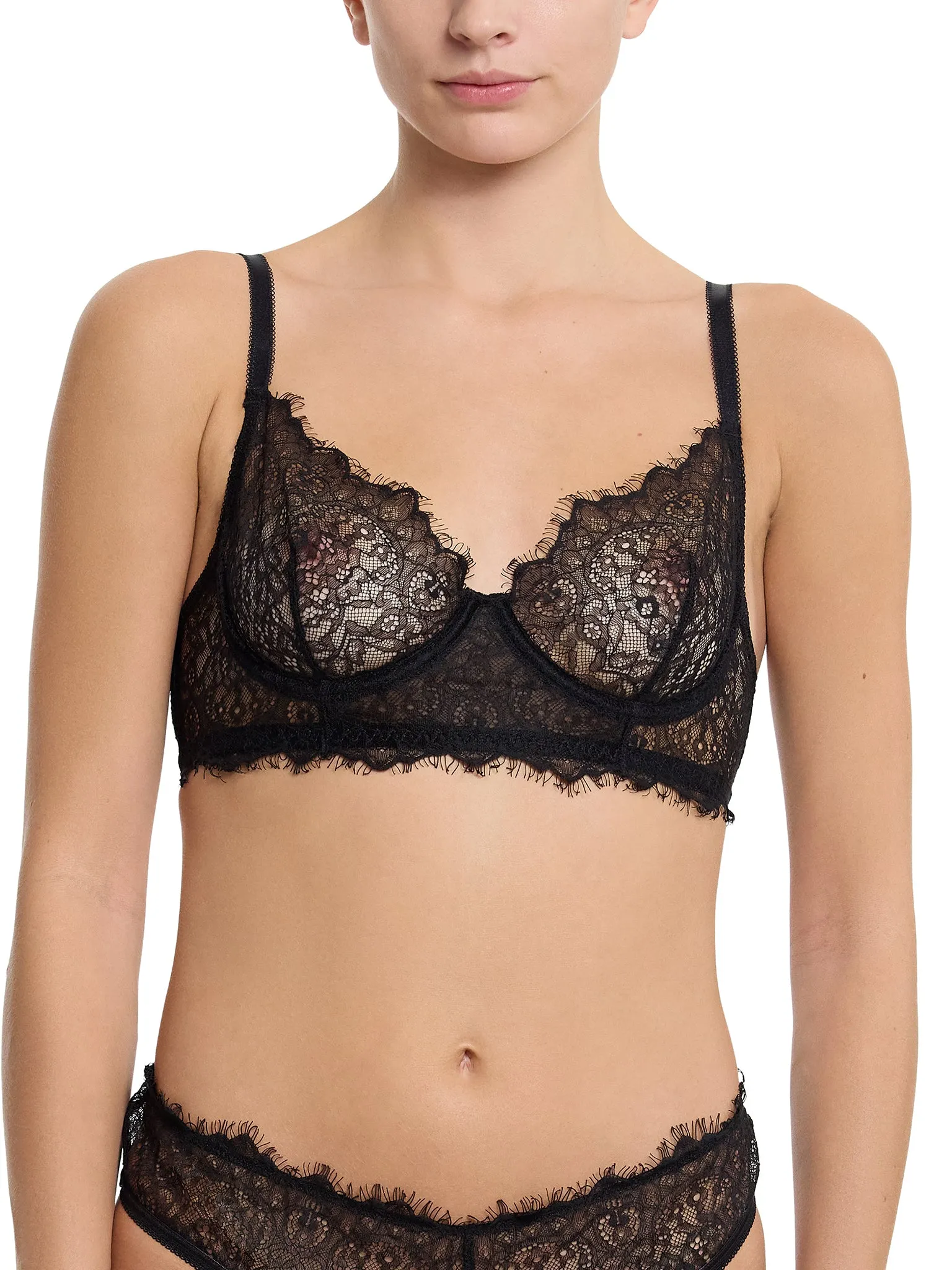 Sheer Seduction Underwire Bra Black Sale sold by Hanky Panky