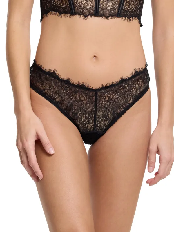 Sheer Seduction Thong Black Sale sold by Hanky Panky