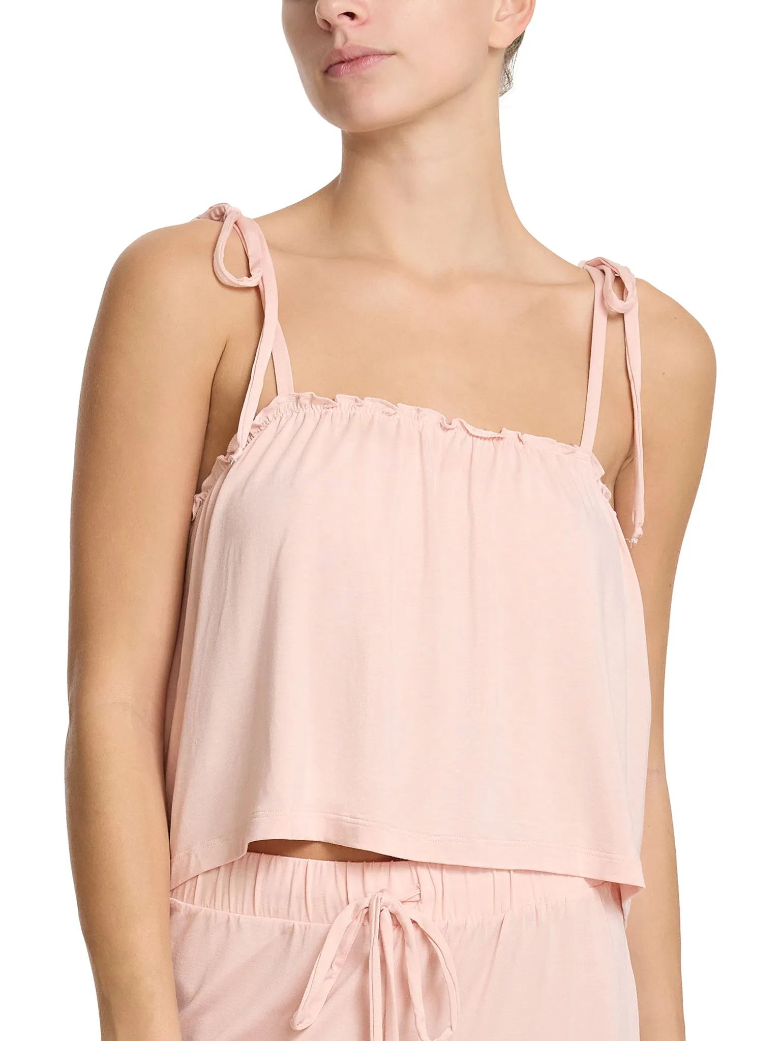 Unwind Ruffle Cami Sweet Chamomile Sale sold by Hanky Panky