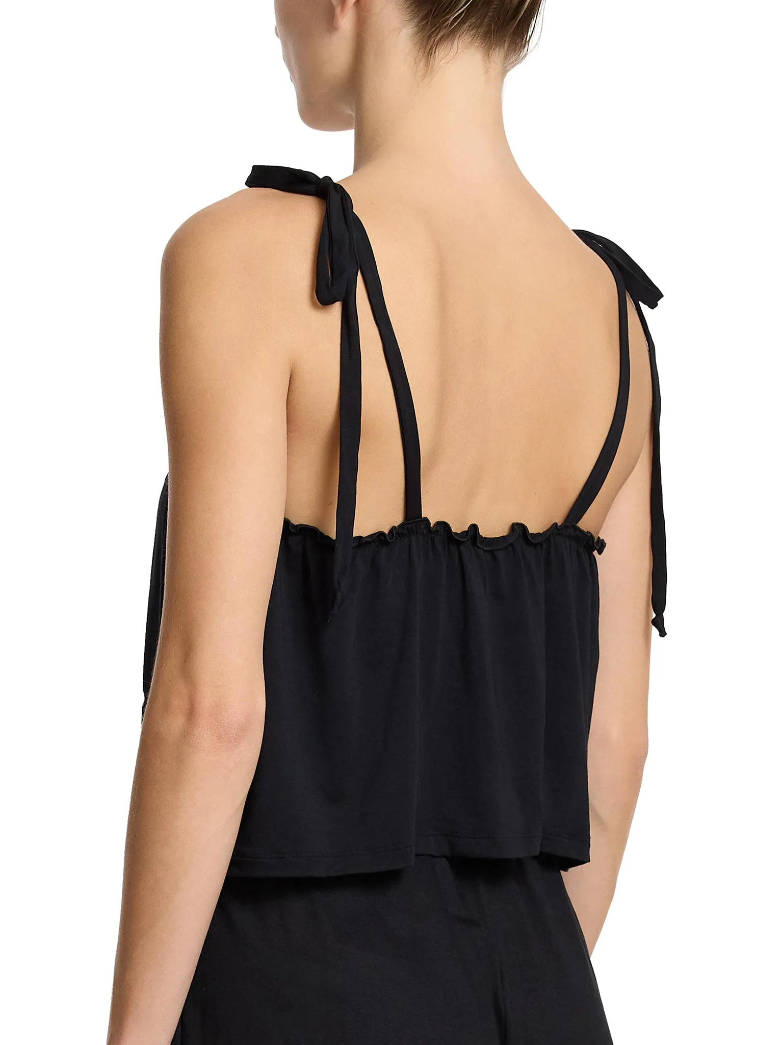 Unwind Ruffle Cami Black sold by Hanky Panky product image thumbnail 3