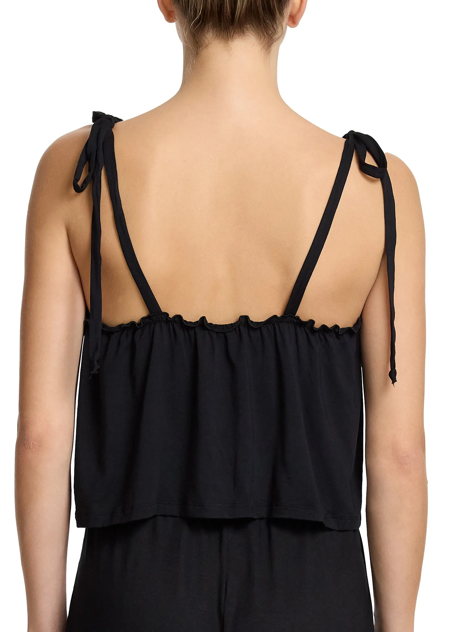 Unwind Ruffle Cami Black sold by Hanky Panky product image thumbnail 2
