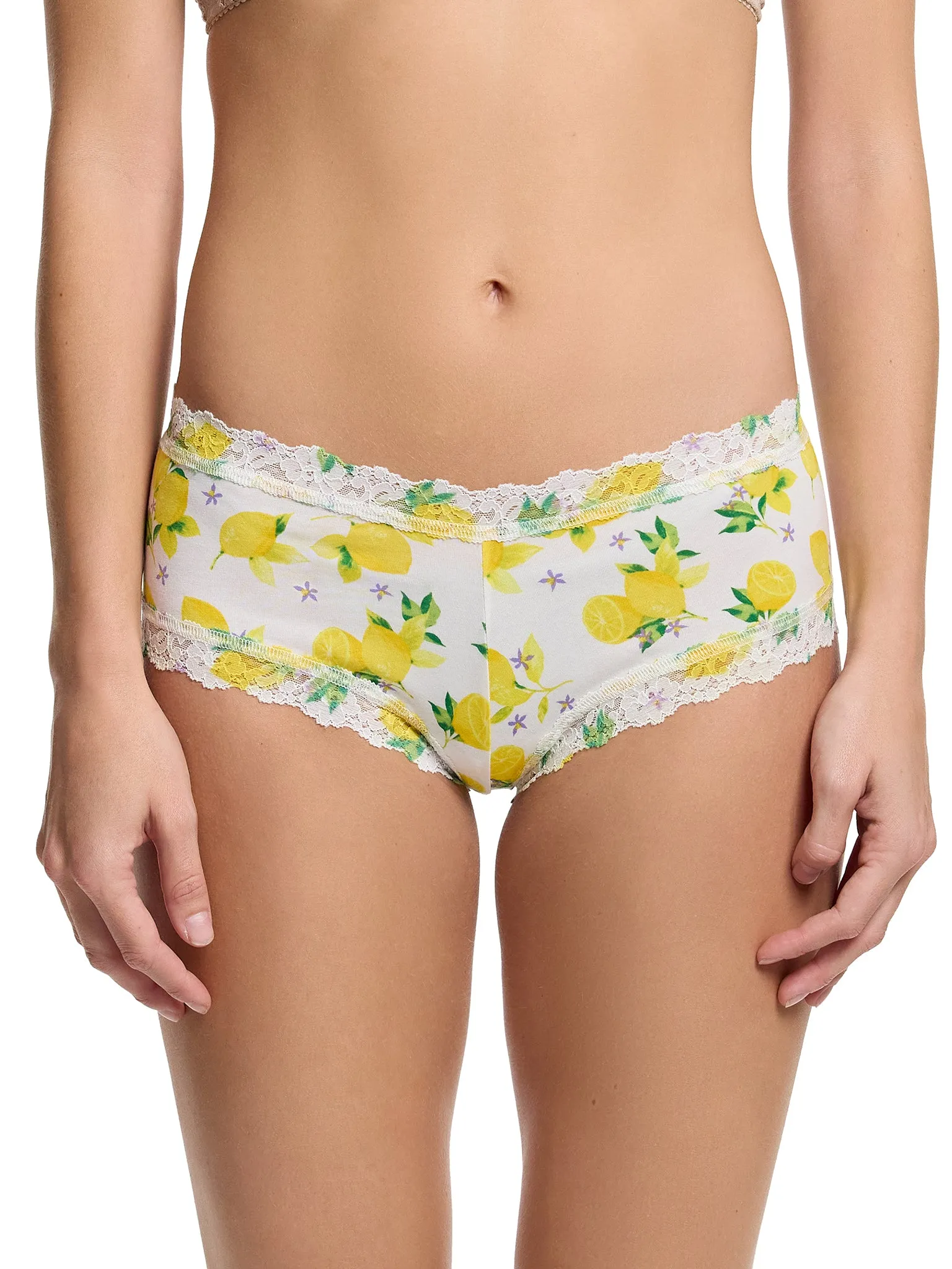 Supima® Cotton Printed Boyshort Make Lemonade Sale sold by Hanky Panky product image thumbnail 2