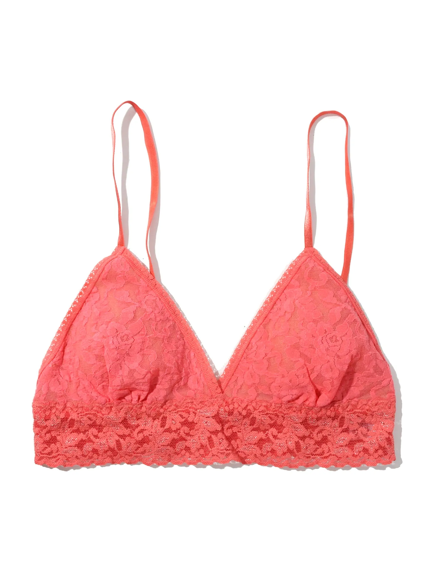 Signature Lace® Padded Triangle Bralette Courageous Coral Sale sold by Hanky Panky product image thumbnail 4