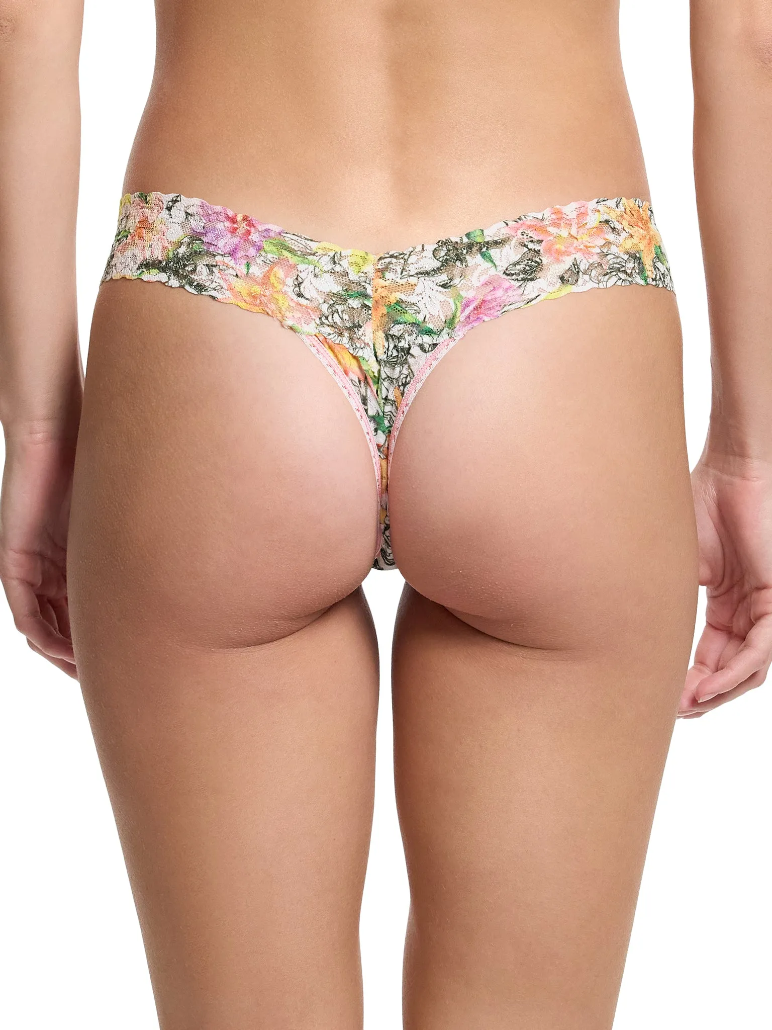 Printed Signature Lace® Low Rise Thong Botany Sale sold by Hanky Panky product image thumbnail 2