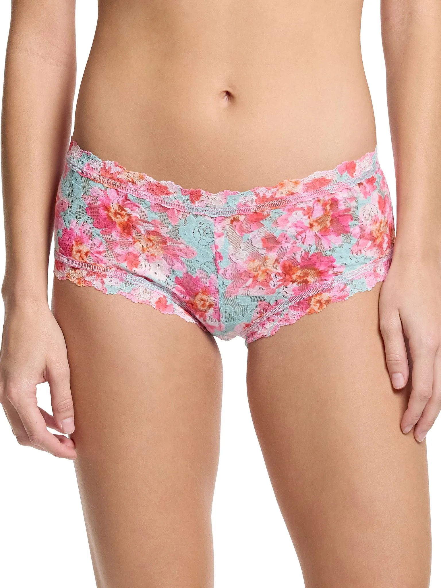 Printed Signature Lace® Boyshort First Bloom Sale sold by Hanky Panky