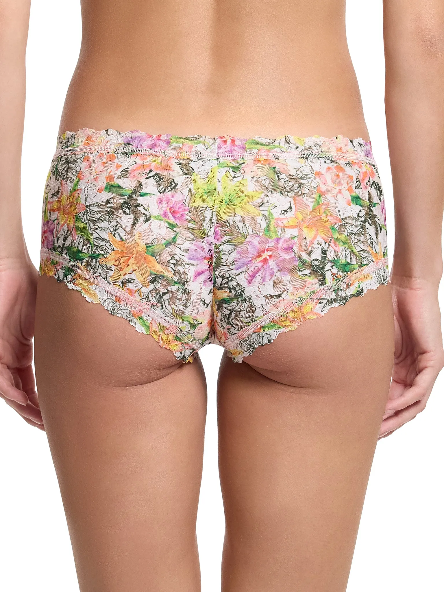 Printed Signature Lace® Boyshort Botany Sale sold by Hanky Panky product image thumbnail 2