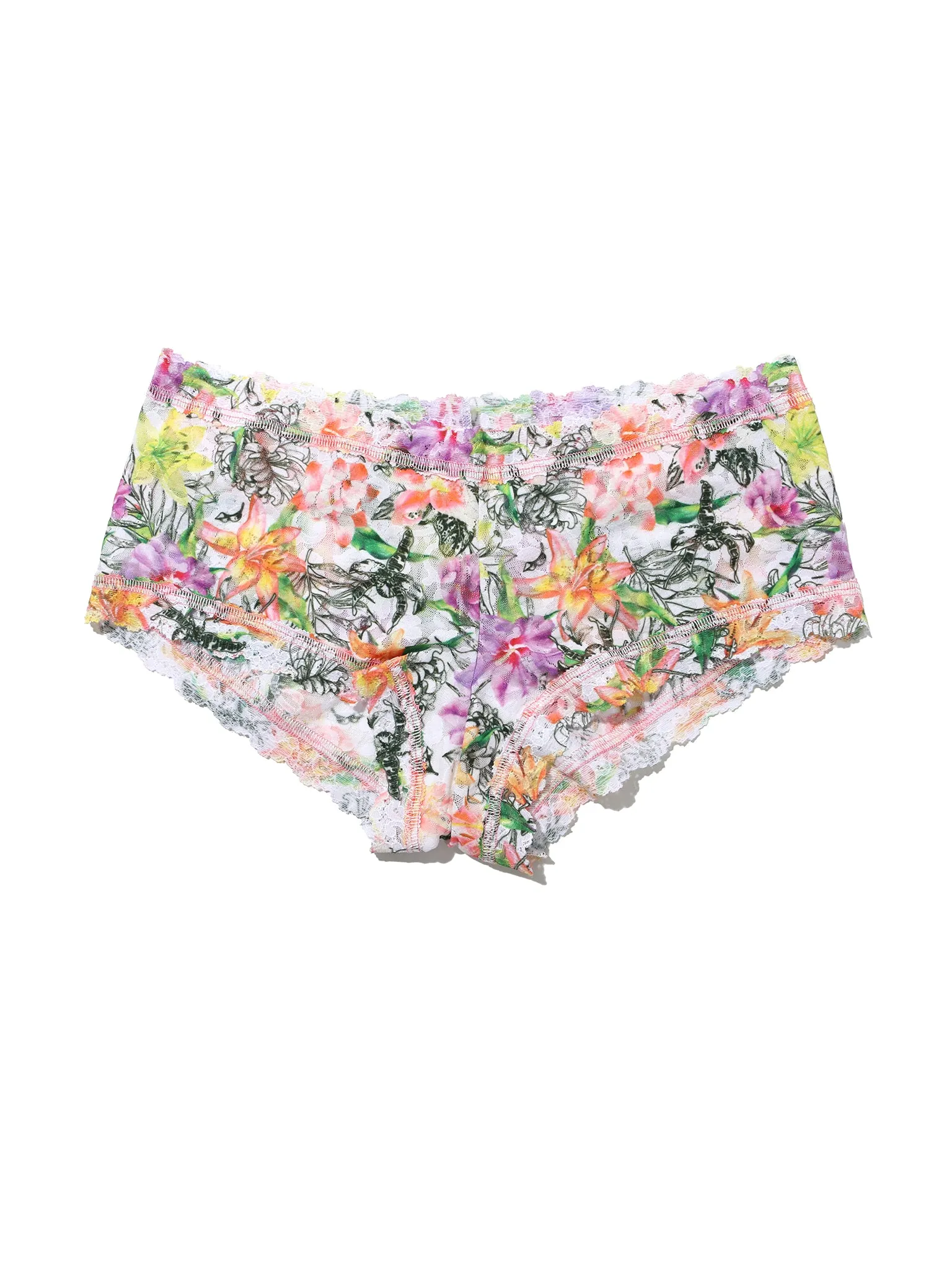 Printed Signature Lace® Boyshort Botany Sale sold by Hanky Panky product image thumbnail 3
