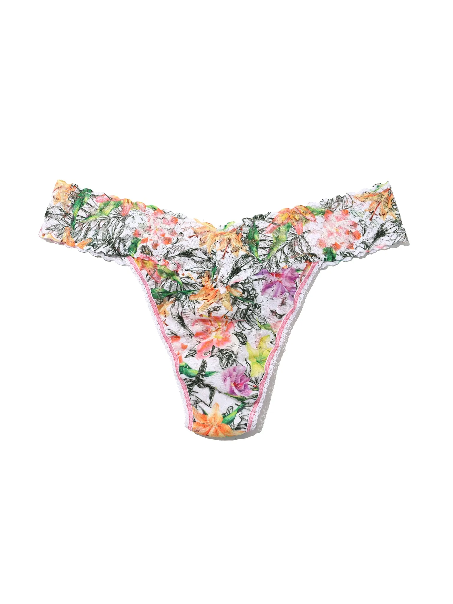 Printed Signature Lace® Original Rise Thong Botany Sale sold by Hanky Panky product image thumbnail 3