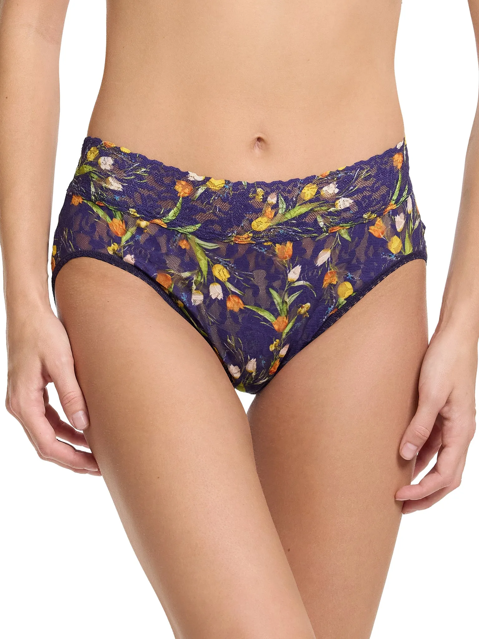 Printed Signature Lace® French Brief Central Park Sale sold by Hanky Panky