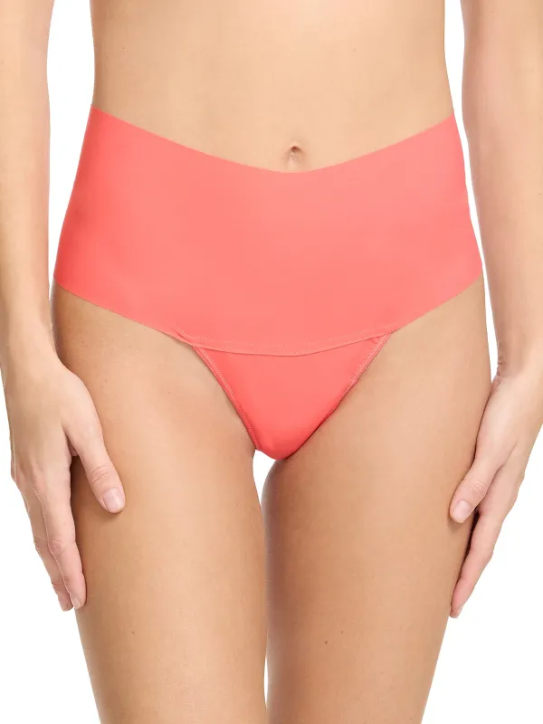 BreatheSoft® High Rise Thong Coral Reef Pink sold by Hanky Panky