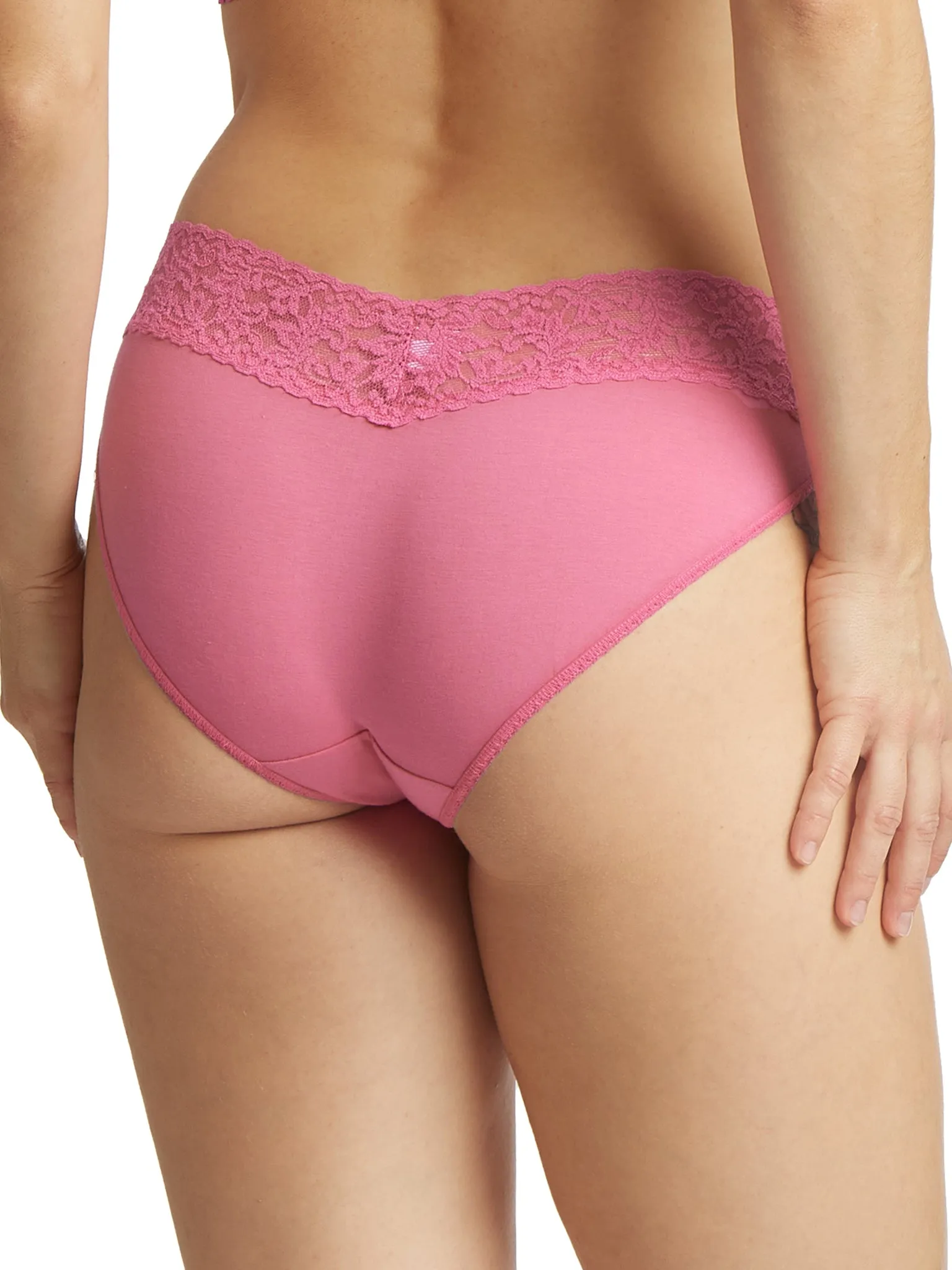 Supima® Cotton V-kini Chateau Rose Pink Sale sold by Hanky Panky product image thumbnail 2