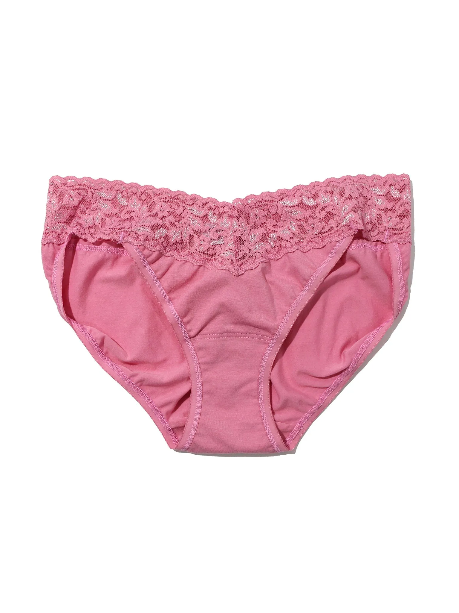 Supima® Cotton V-kini Chateau Rose Pink Sale sold by Hanky Panky product image thumbnail 3