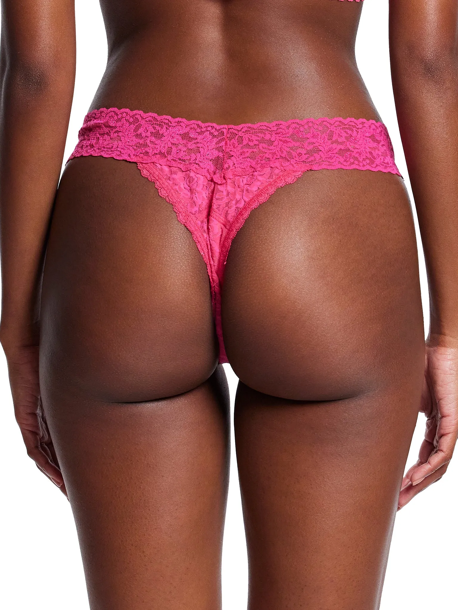 Signature Lace® Leakproof Original Rise Thong sold by Hanky Panky product image thumbnail 2