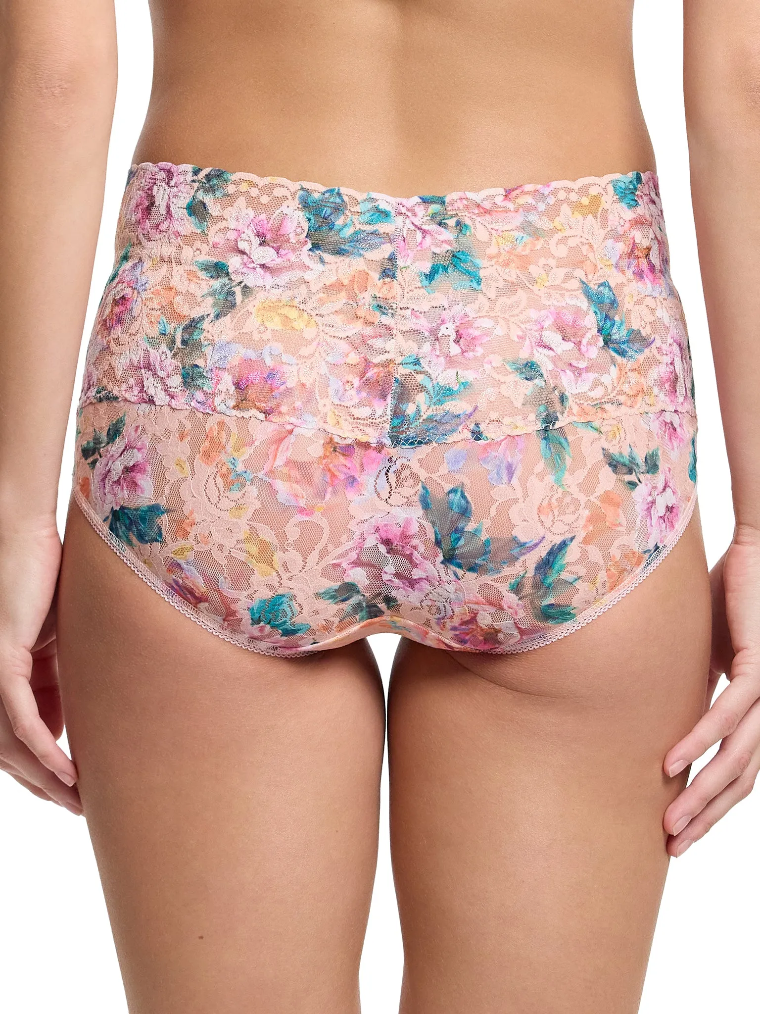 Printed Retro Lace V-Kini Buy Myself Flowers Sale sold by Hanky Panky product image thumbnail 2