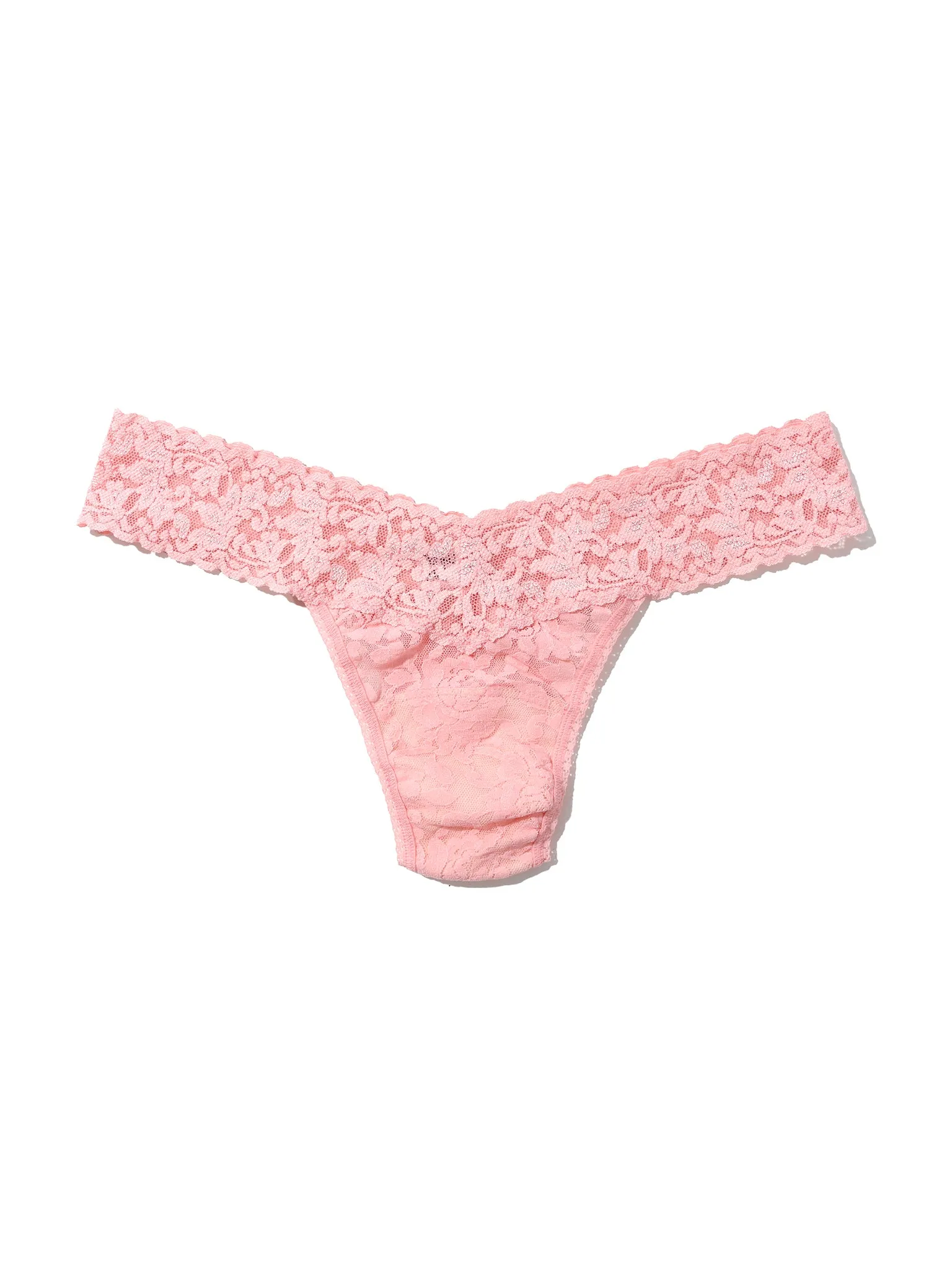 Signature Lace® Low Rise Thong Pretty In Peach Pink sold by Hanky Panky product image thumbnail 3