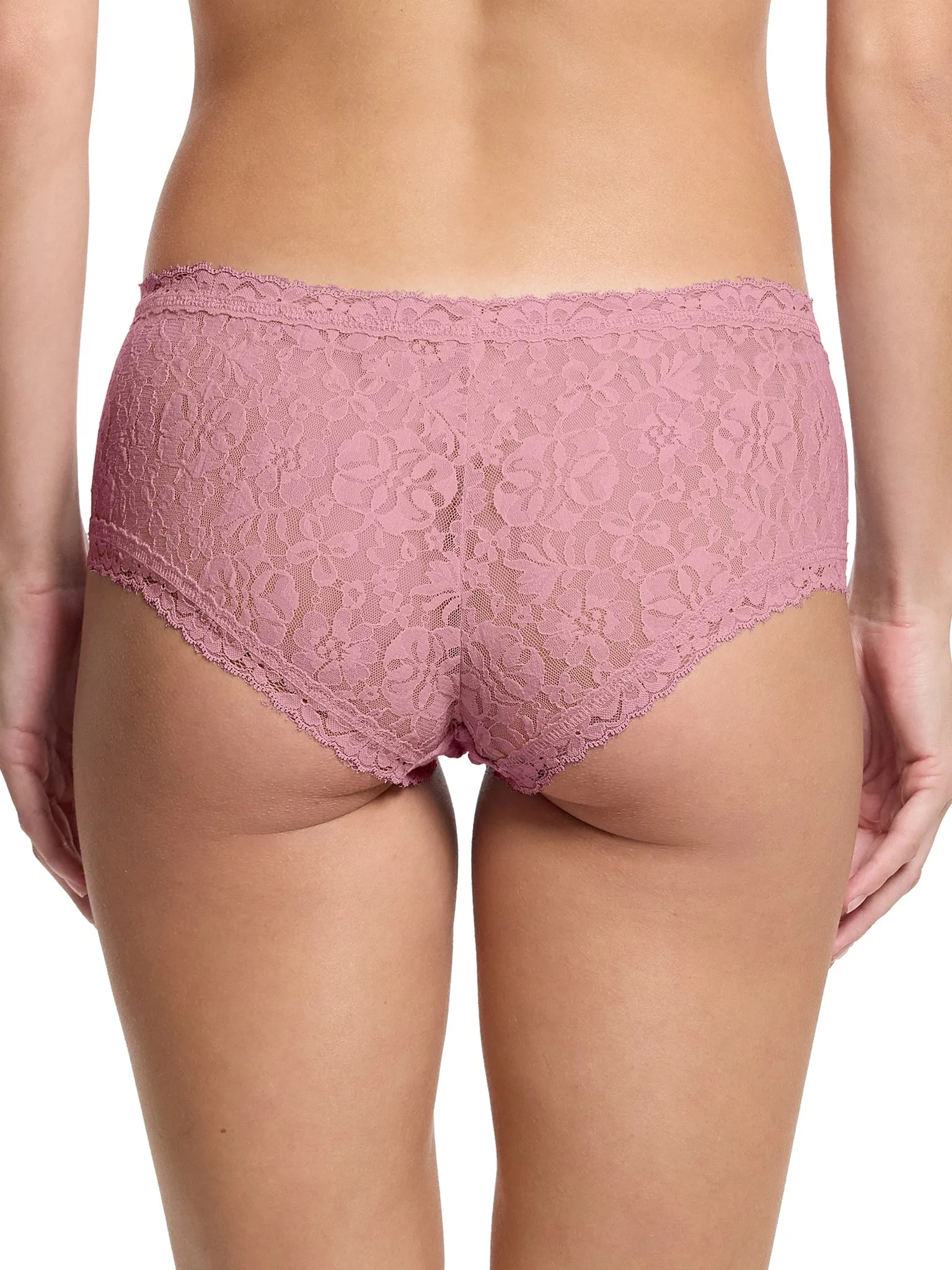 Flora Lace Boyshort Mauve Orchid Pink Black Friday Sale sold by Hanky Panky product image thumbnail 2