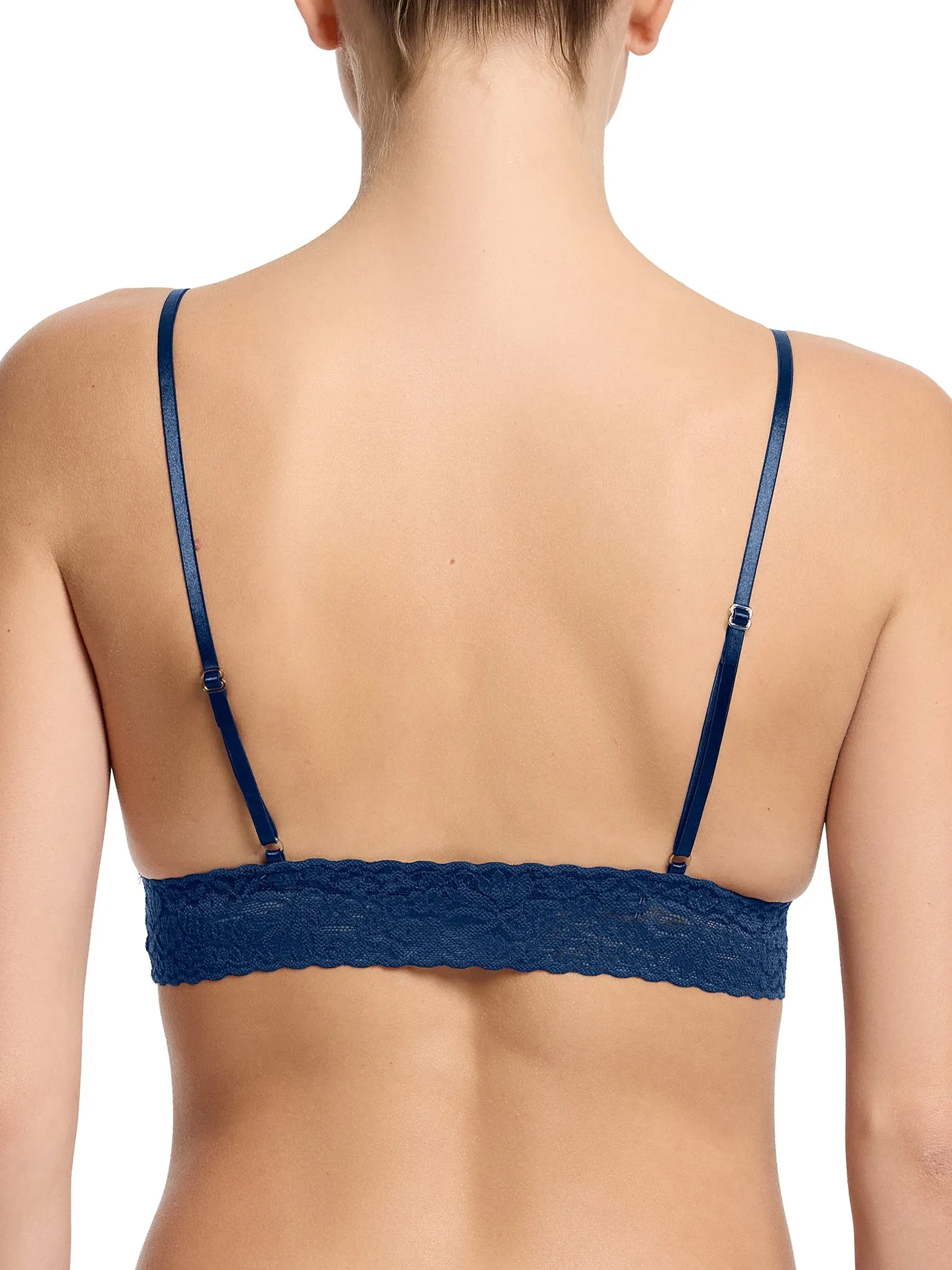 Flora Lace Bralette Night Owl Blue Sale sold by Hanky Panky product image thumbnail 2