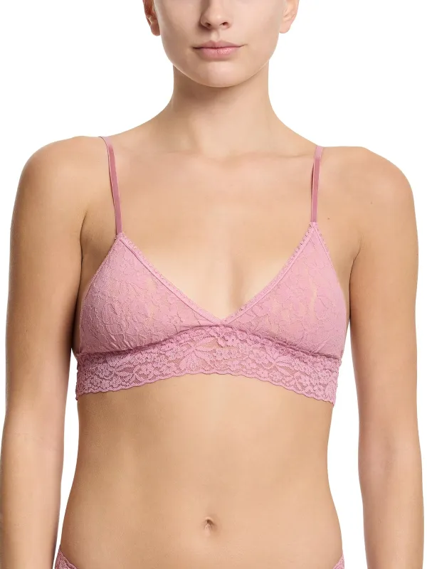 Flora Lace Bralette Mauve Orchid Pink Sale sold by Hanky Panky