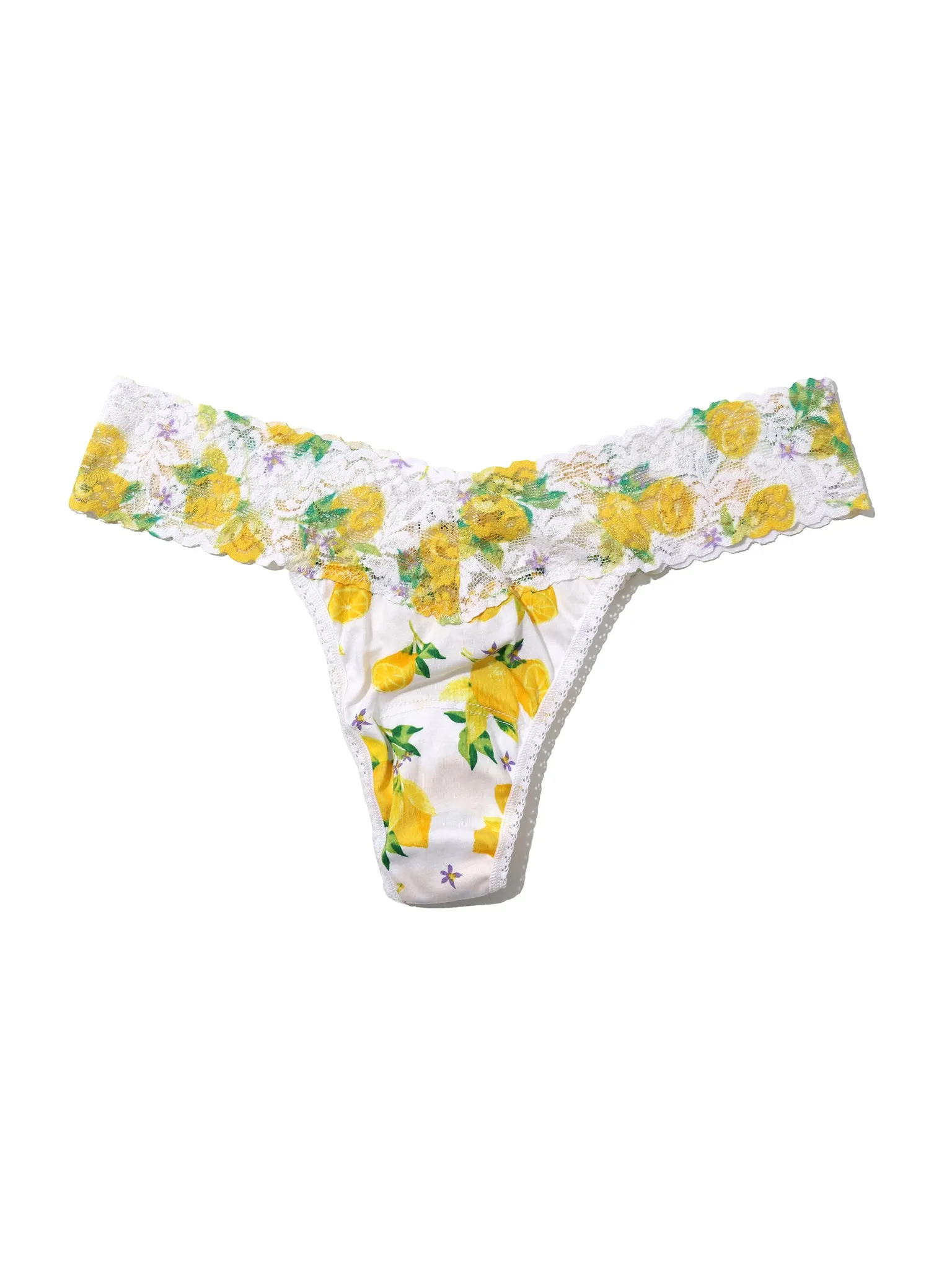 Supima® Cotton Printed Low Rise Thong Make Lemonade Sale sold by Hanky Panky product image thumbnail 3