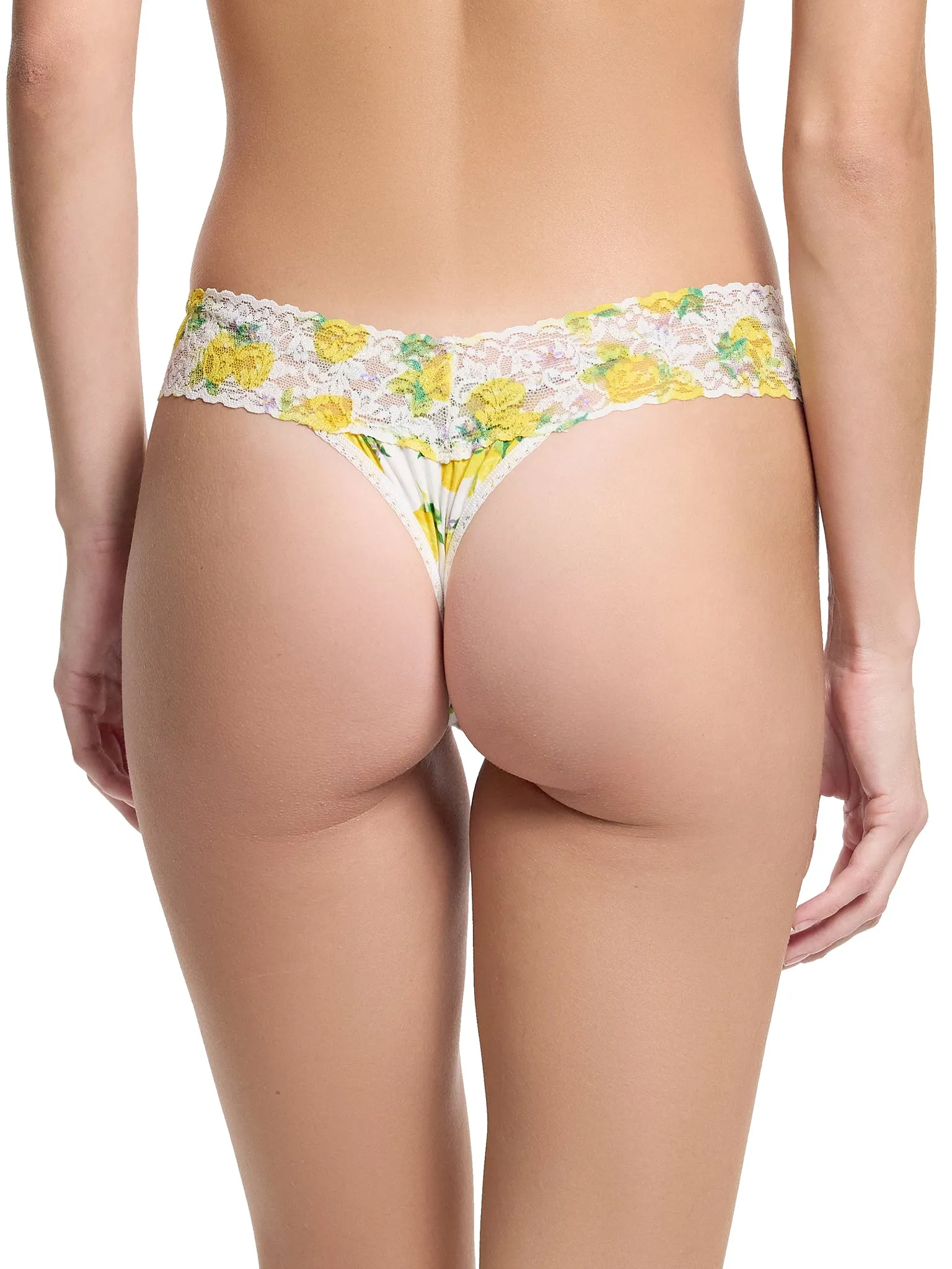 Supima® Cotton Printed Low Rise Thong Make Lemonade Sale sold by Hanky Panky product image thumbnail 2