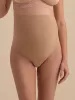 BreatheSoft® Maternity Over The Bump Thong Taupe sold by Hanky Panky