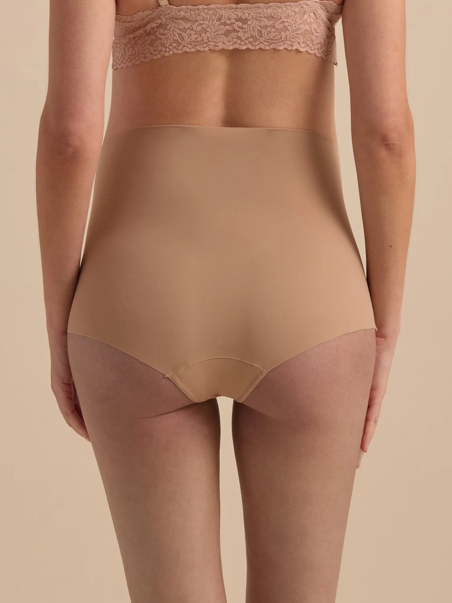 BreatheSoft™ Maternity Over The Bump Boyshort Taupe Black Friday Sale sold by Hanky Panky product image thumbnail 4