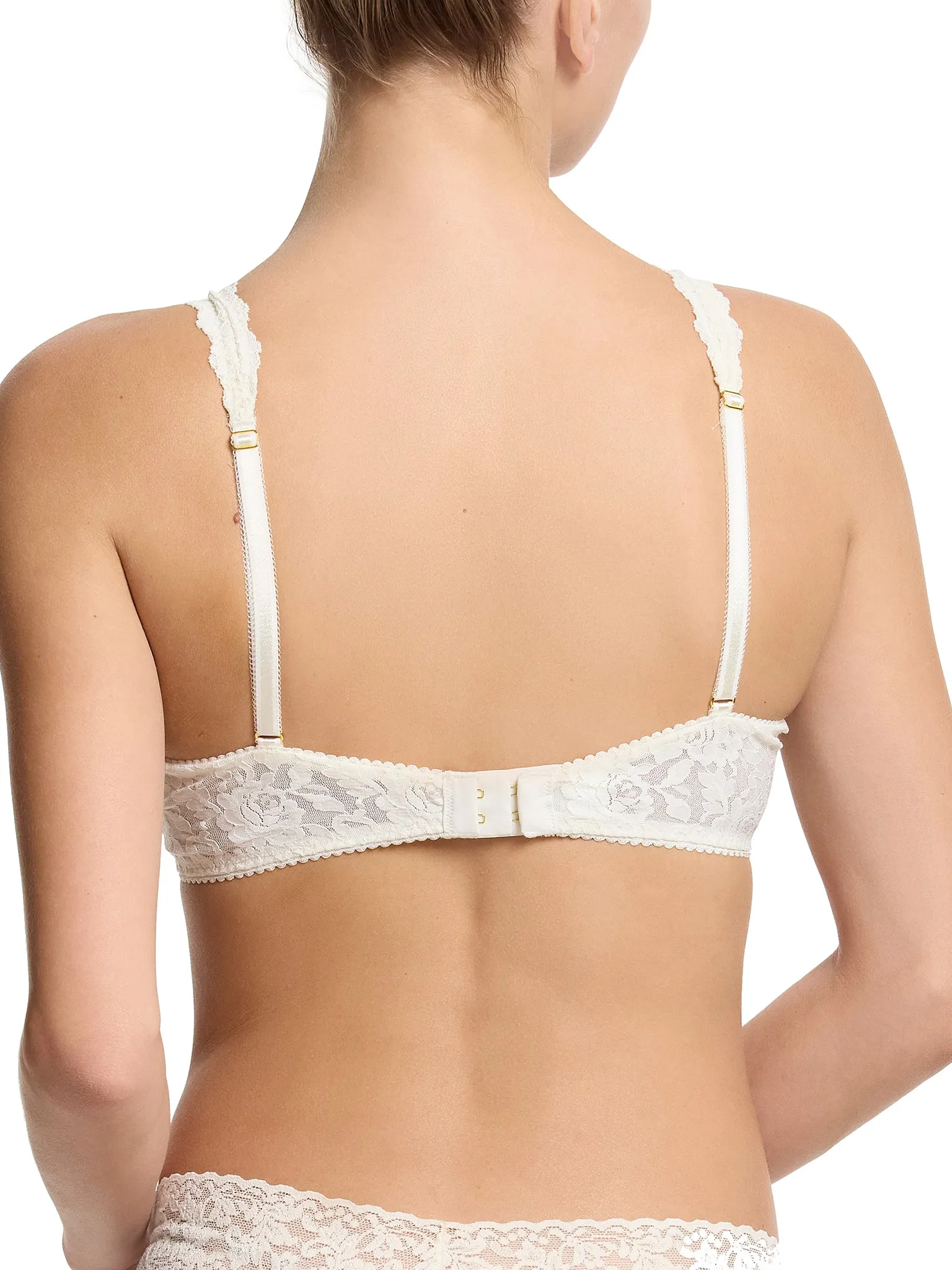 Signature Lace® Unlined Underwire Bra Marshmallow sold by Hanky Panky product image thumbnail 3