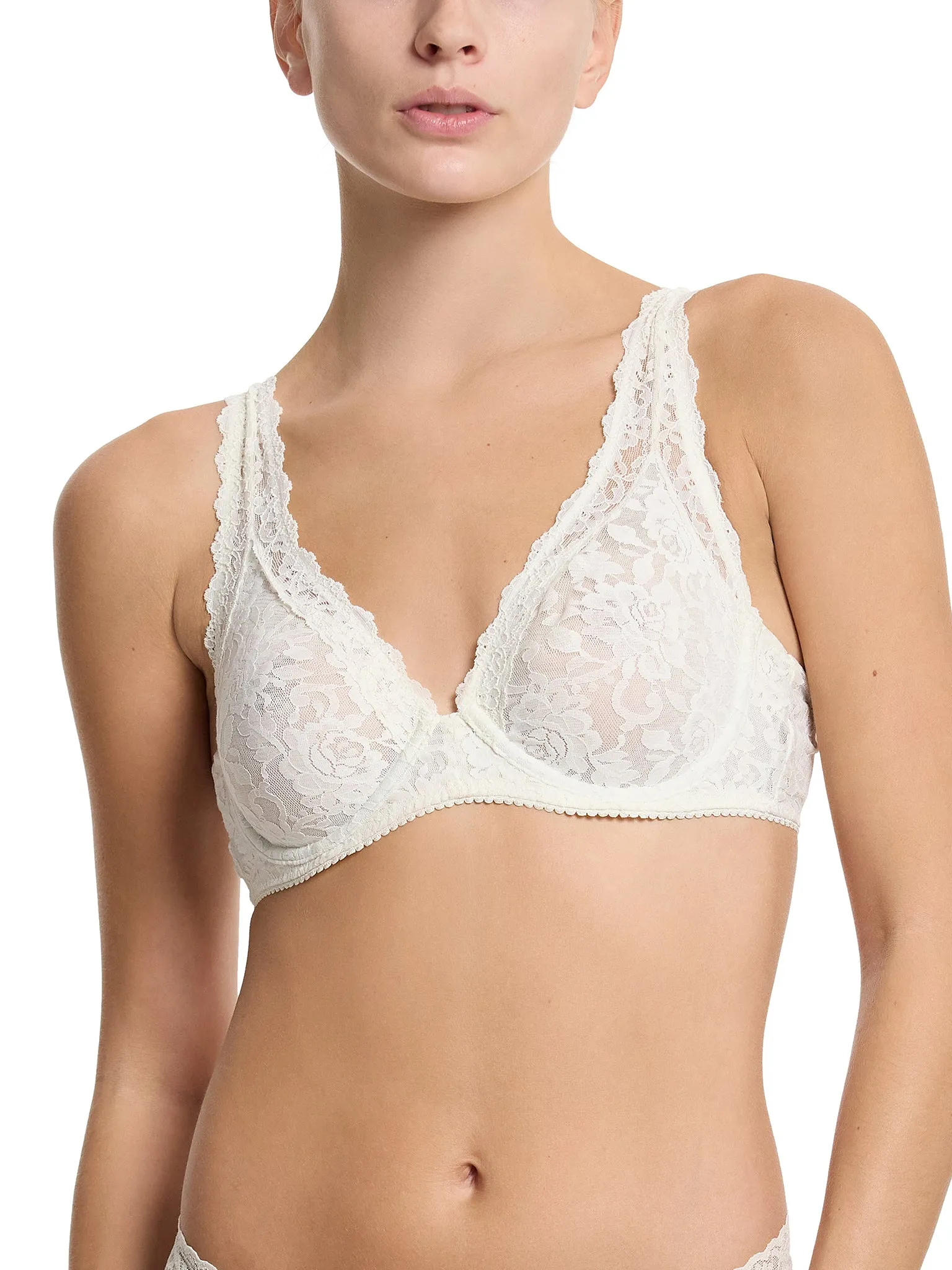 Signature Lace® Unlined Underwire Bra Marshmallow sold by Hanky Panky product image thumbnail 2