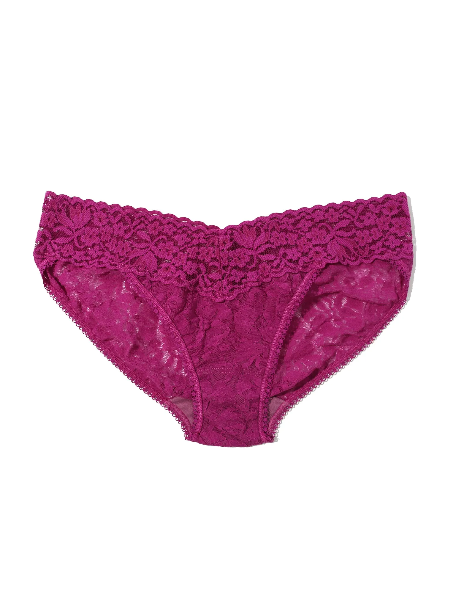 Flora Lace V-kini Picking Plums Pink Sale sold by Hanky Panky product image thumbnail 4