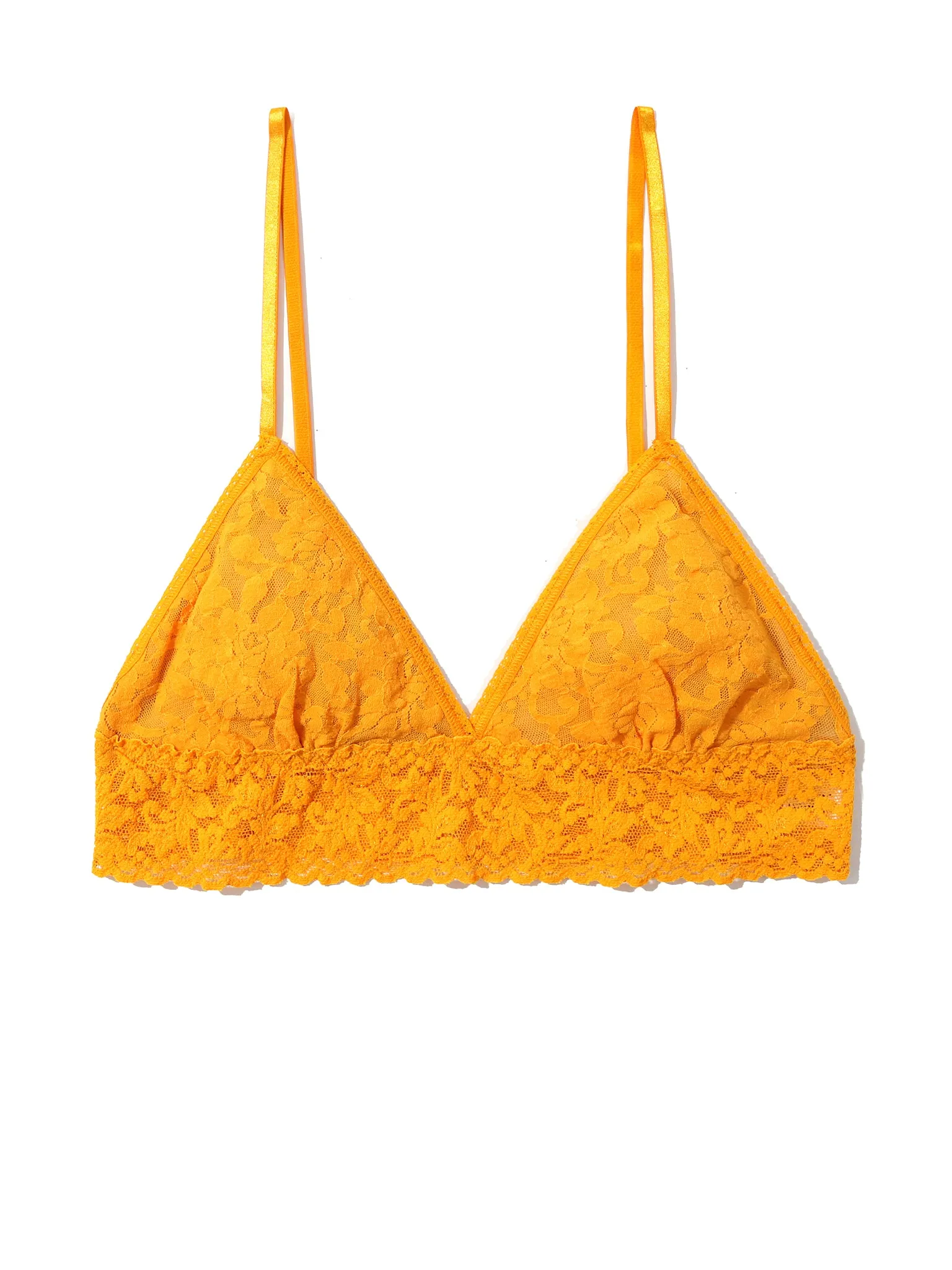 Signature Lace® Padded Triangle Bralette Tuscan Sun Orange Sale sold by Hanky Panky product image thumbnail 4