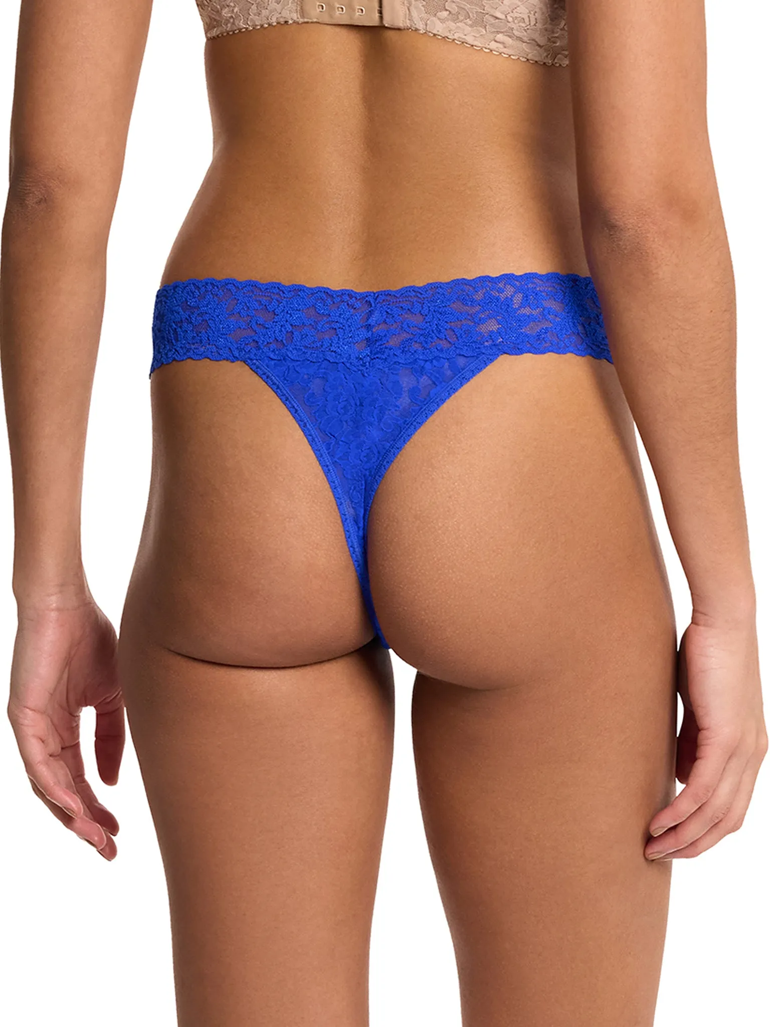 Signature Lace® Original Rise Thong Sapphire Sale sold by Hanky Panky product image thumbnail 2
