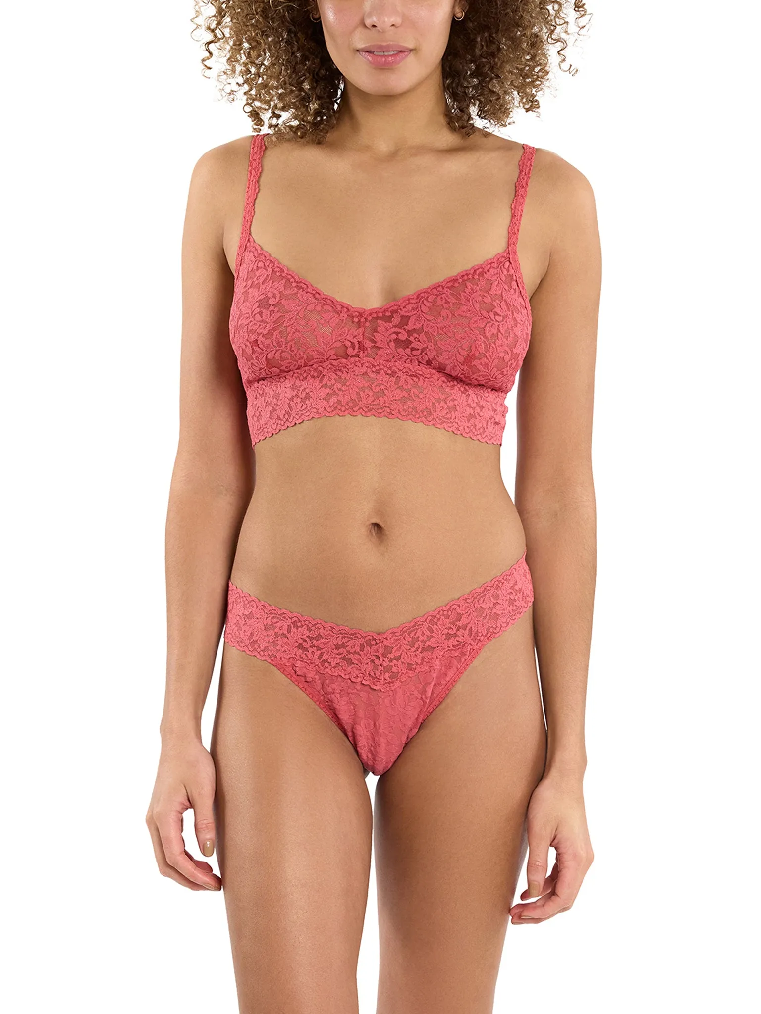 Signature Lace® Original Rise Thong Naples Red sold by Hanky Panky product image thumbnail 3