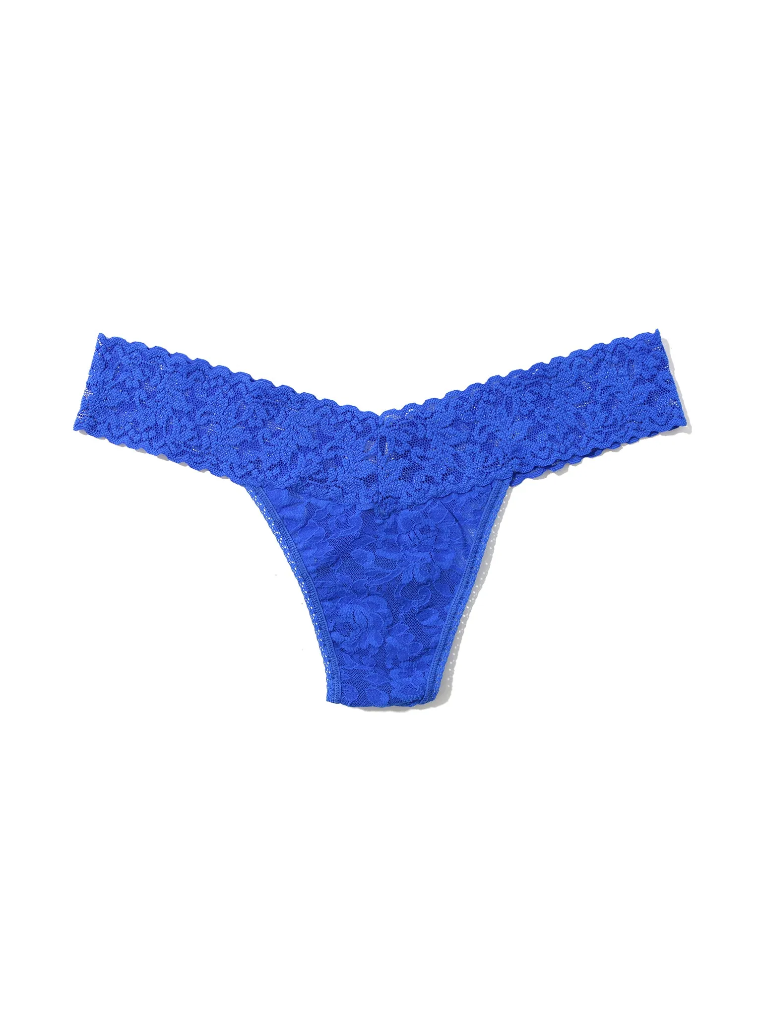 4911® Signature Lace® Low Rise Thong Sapphire sold by Hanky Panky product image thumbnail 4