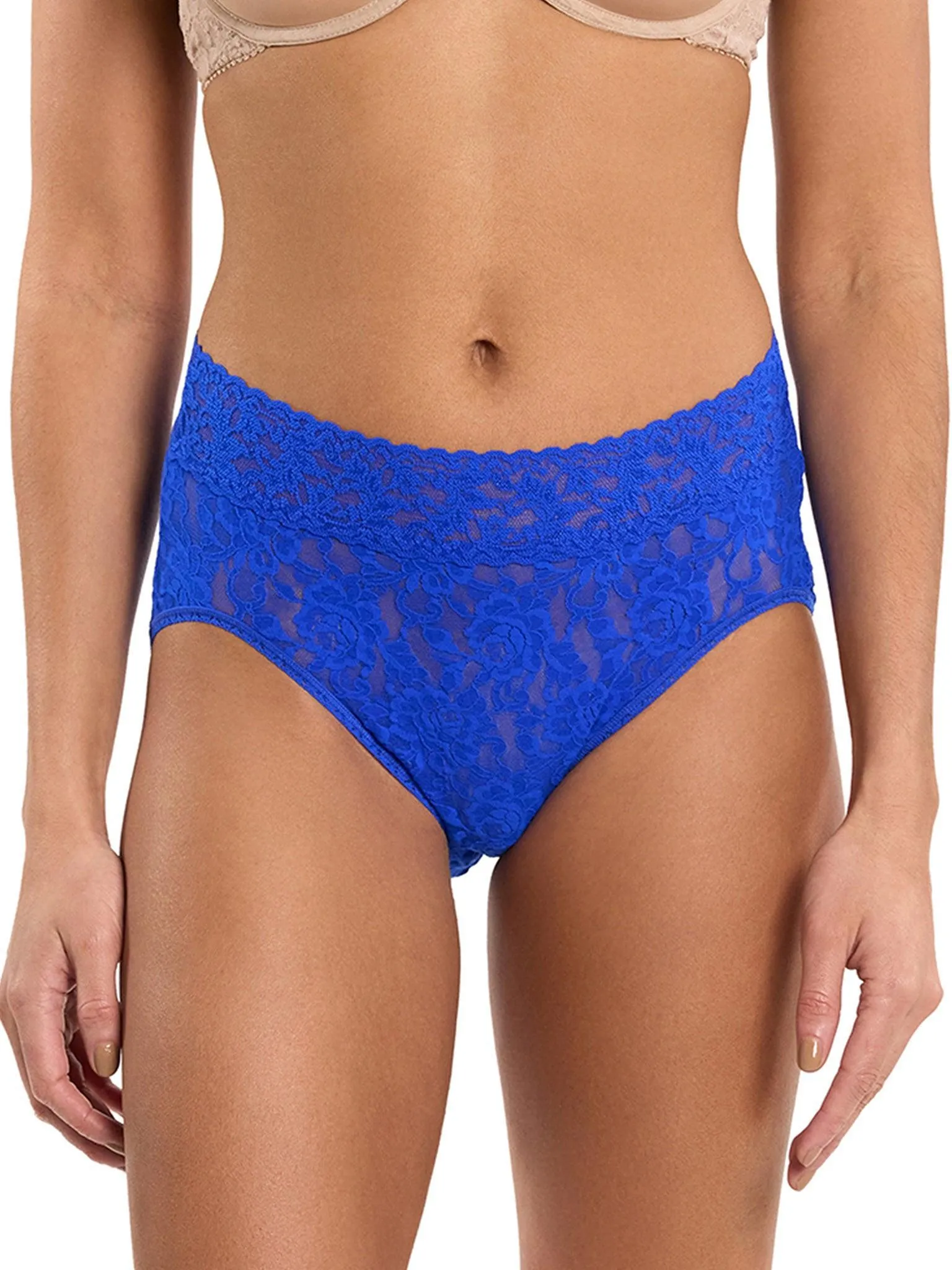 Signature Lace® French Brief Sapphire Sale sold by Hanky Panky