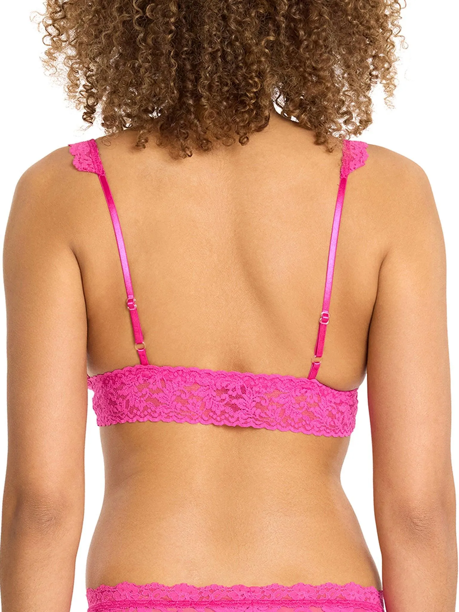 Signature Lace® Crossover Bralette Marmalade Pink Sale sold by Hanky Panky product image thumbnail 2