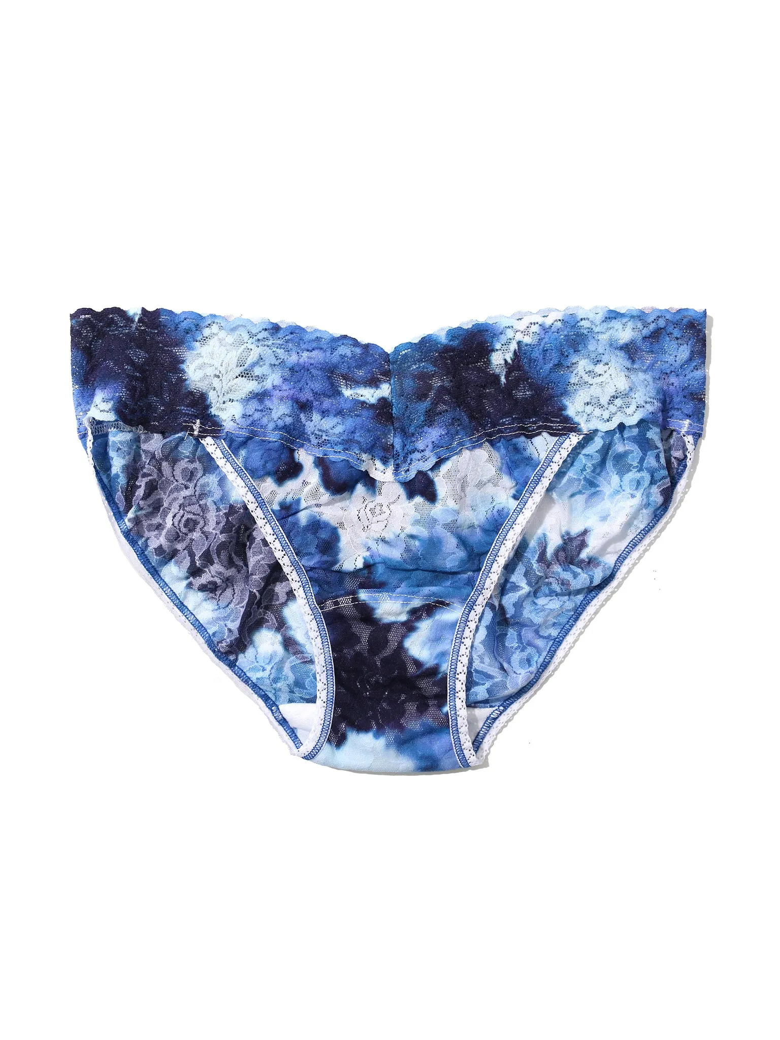 Printed Signature Lace® V-Kini Such A Blur Blue Black Friday Sale sold by Hanky Panky product image thumbnail 4