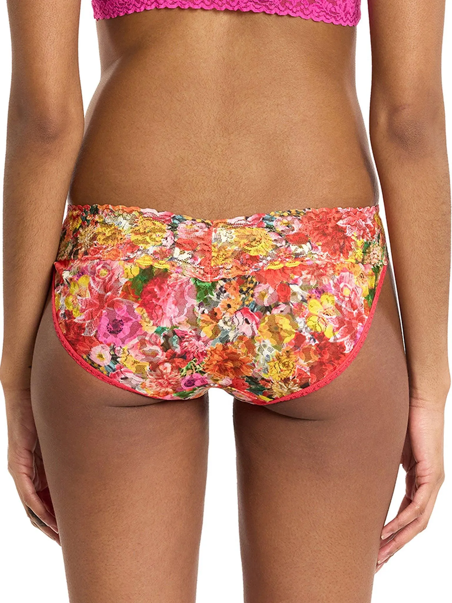 Printed Signature Lace® V-Kini Floramania Pink Sale sold by Hanky Panky product image thumbnail 2