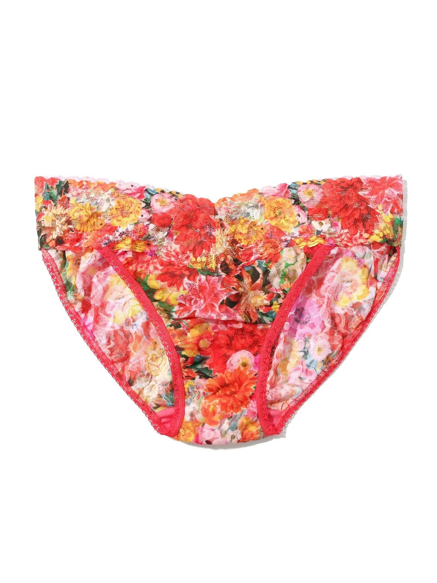 Printed Signature Lace® V-Kini Floramania Pink Sale sold by Hanky Panky product image thumbnail 4