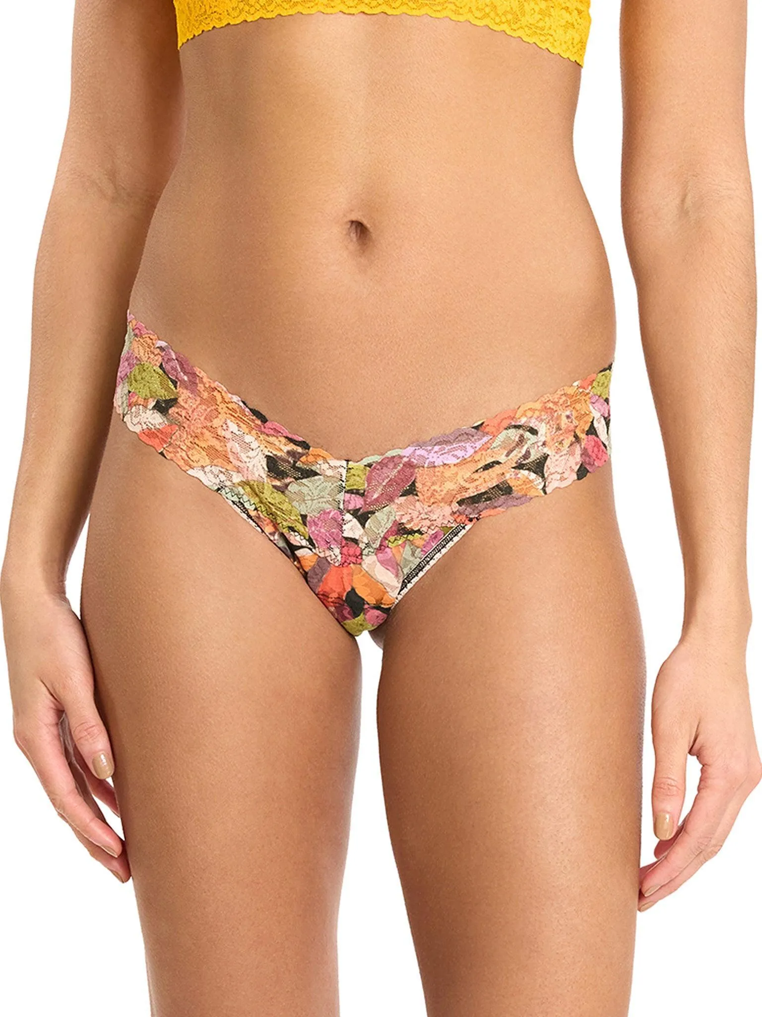 Printed Signature Lace® Low Rise Thong Now You See Me Sale sold by Hanky Panky