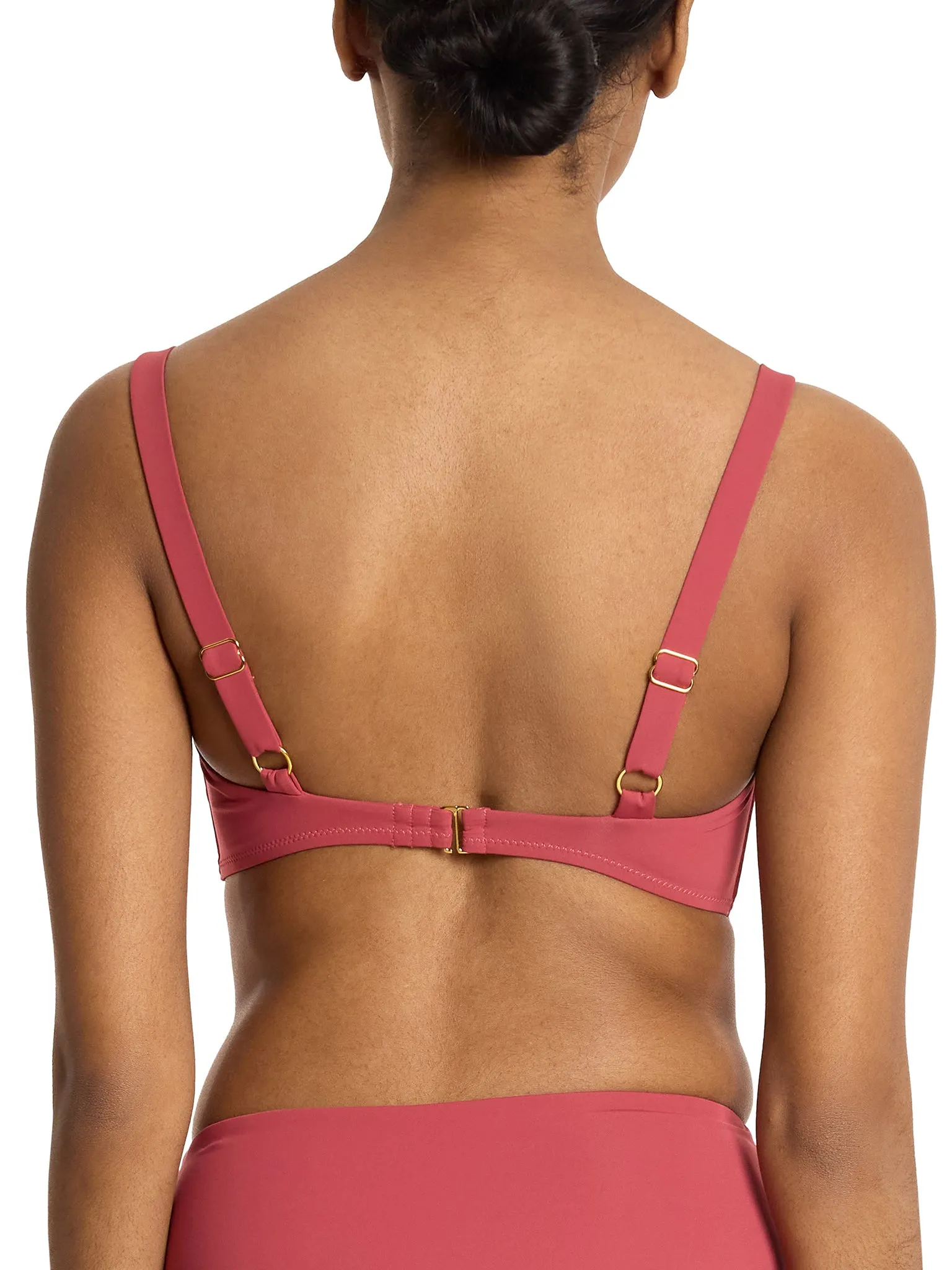 Balconette Bikini Swimsuit Top Sunbaked Red Sale sold by Hanky Panky product image thumbnail 2