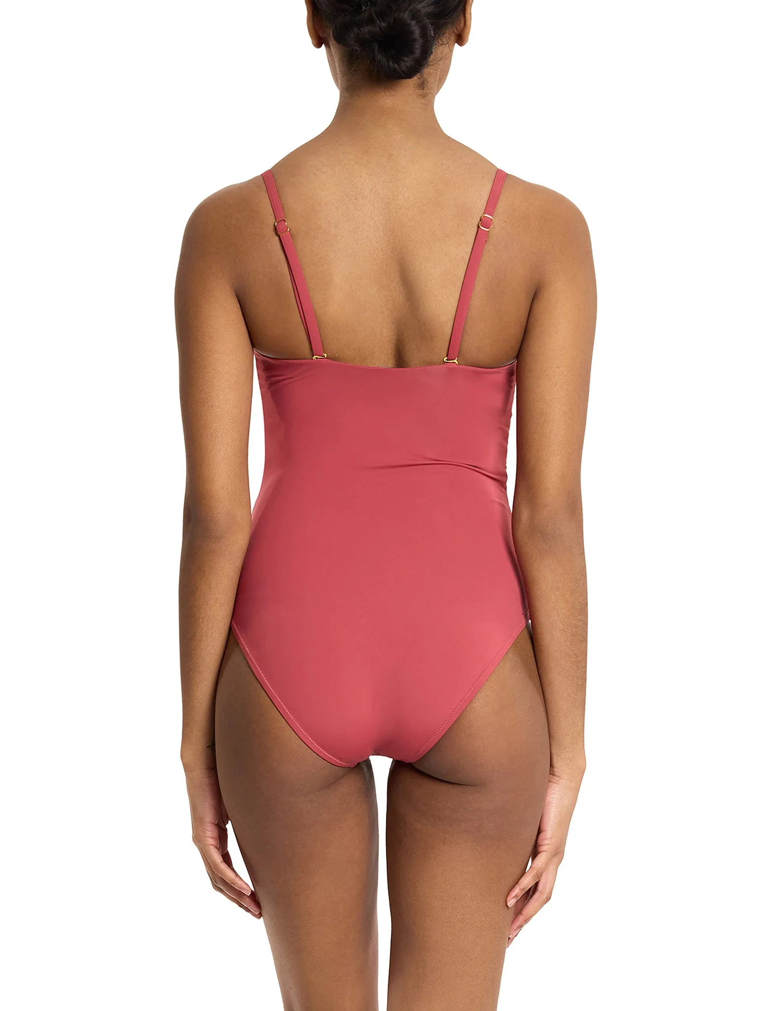 Bandeau One Piece Swimsuit Sunbaked Red Black Friday Sale sold by Hanky Panky product image thumbnail 2