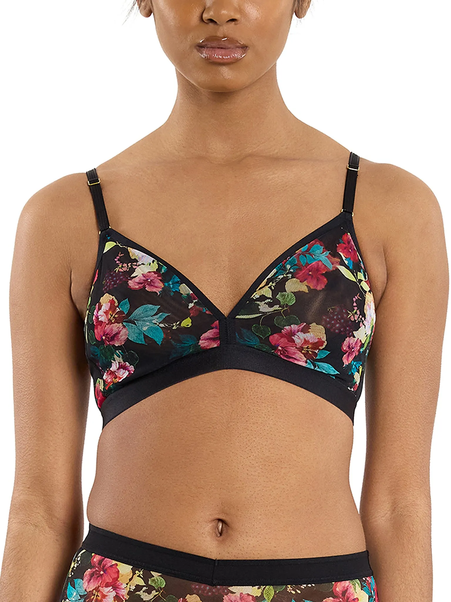 Mesh Triangle Bralette Botanic Romantic Sale sold by Hanky Panky product image thumbnail 3