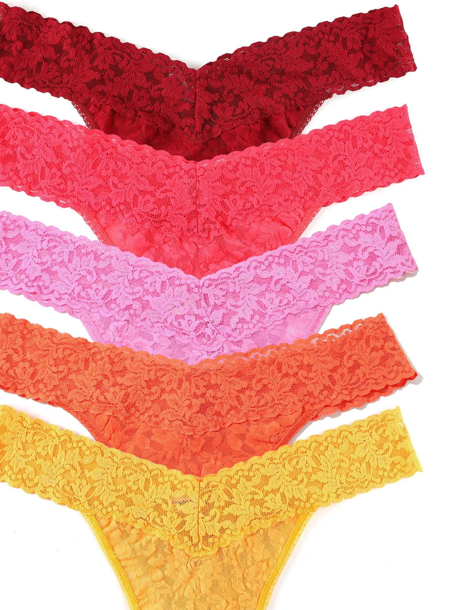 5 Pack Signature Lace Original Rise Thongs In Floromania Box sold by Hanky Panky product image thumbnail 2