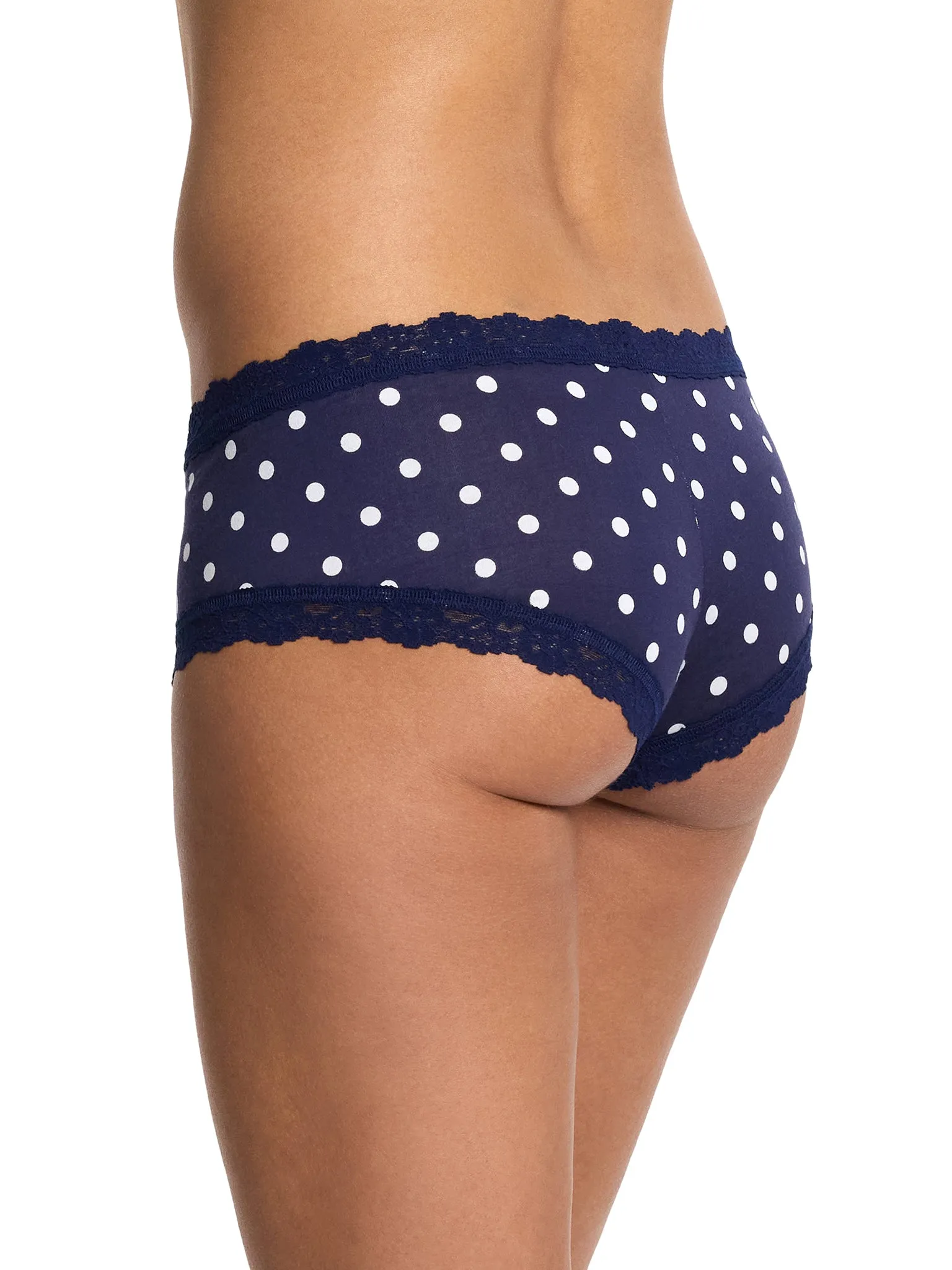 Supima® Cotton Printed Boyshort Full Circle Blue Sale sold by Hanky Panky product image thumbnail 3