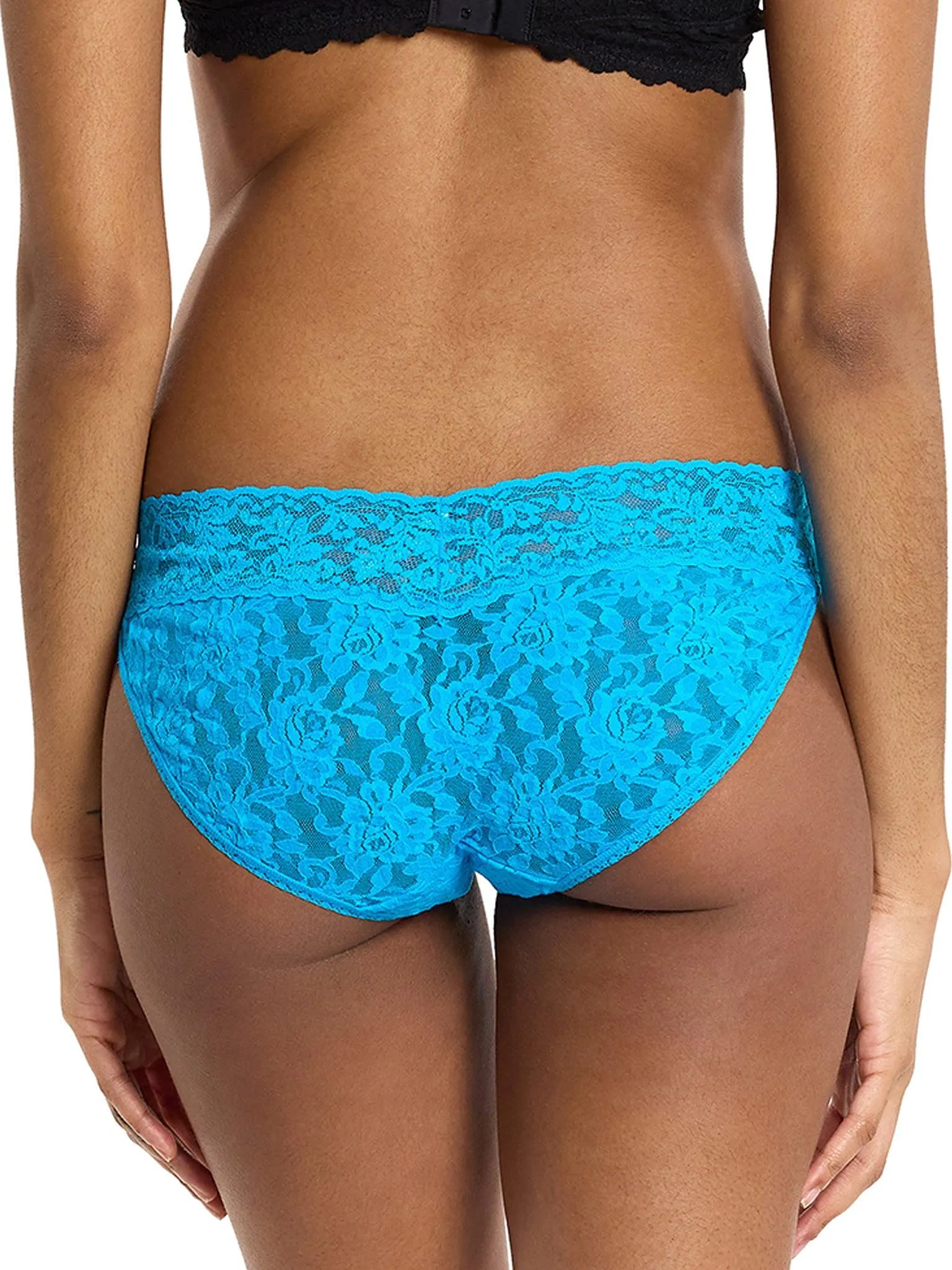 Signature Lace® V-Kini Mediterranean Sea Blue Sale sold by Hanky Panky product image thumbnail 2